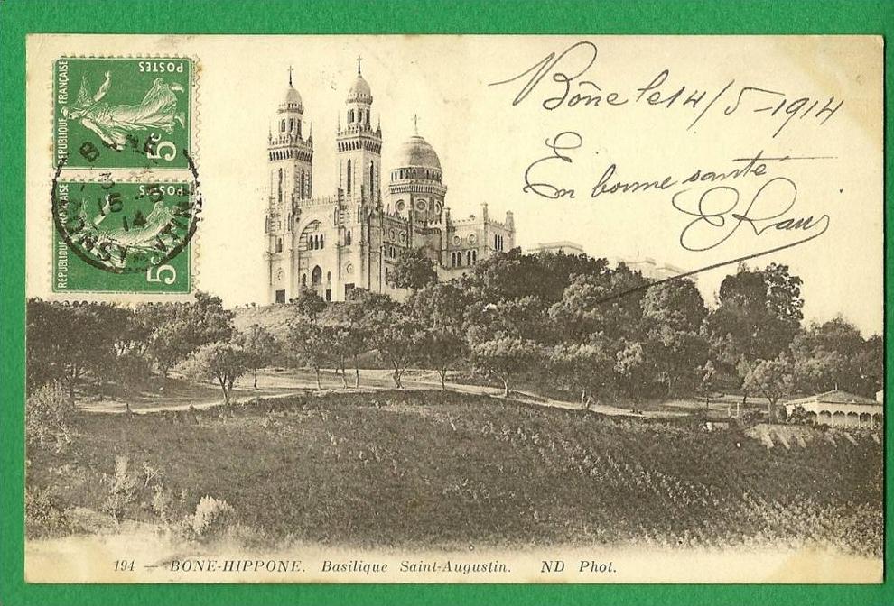 cpa  ALGERIE    BONE    Basilique Saint Augustin  .........RAM4