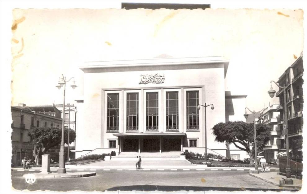 CPSM circulee Bone - le théatre municipal