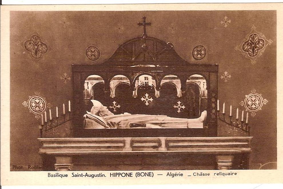 ALGERIEBONE BASILIQUE SAINT AUGUSTIN CHASSE RELIQUAIRE