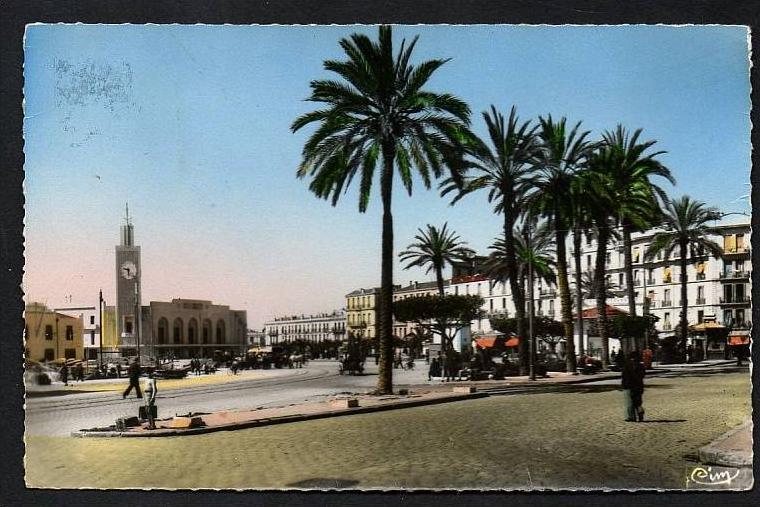 DD / ALGERIE / ANNABA ( BÔNE ) / PLACE DE LA GARE