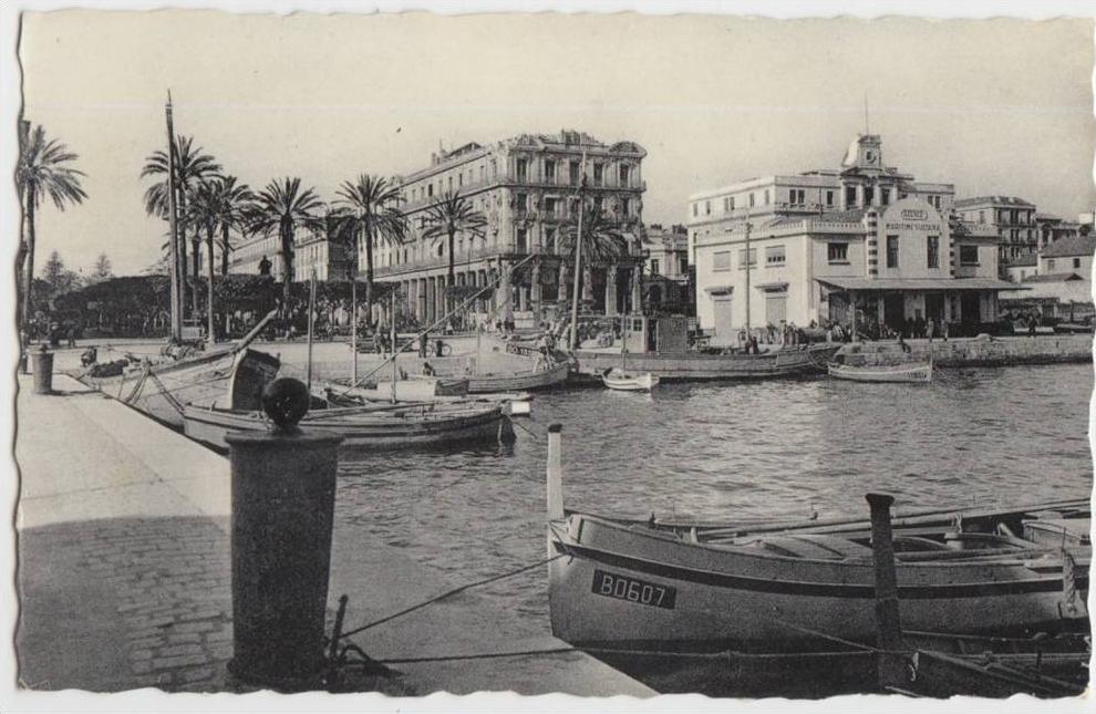 cpsm Algerie Annaba Bone Le Port