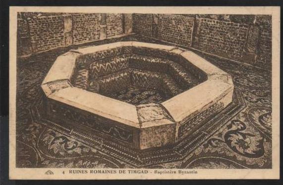 TG)63) Timgad Ruines Romaines - Baptistère Byzantin