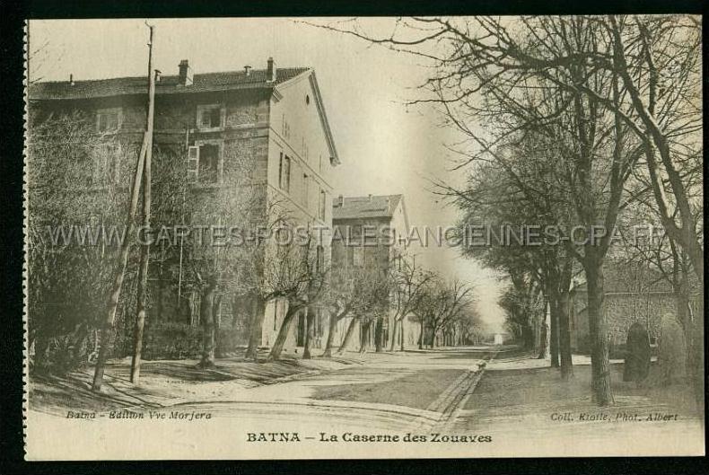 Batna La Caserne des Zouaves Algerie Photographe ALBERT