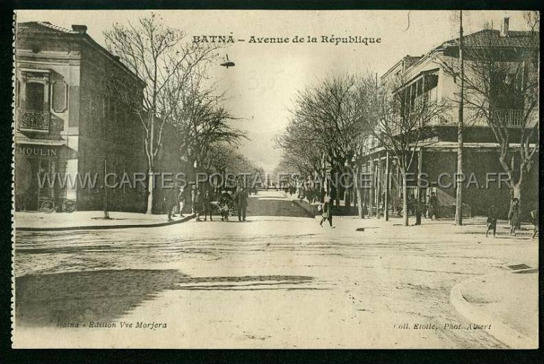 Batna Avenue de la Republique Algerie Photographe ALBERT