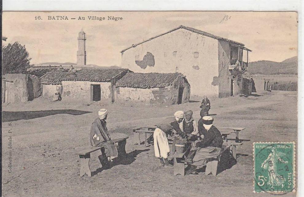 ALGERIE - BATNA - au village nègre