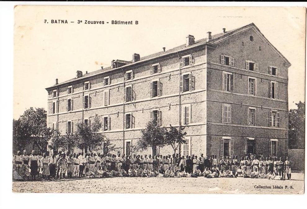 BATNA 3E ZOUAVES BATIMENT B ANIMEE SOLDATS