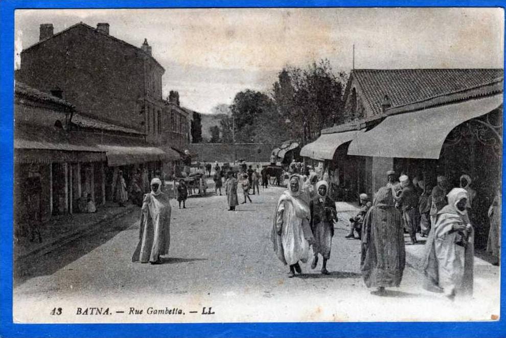 ALGERIE BATNA RUE GAMBETTA ANIMEE