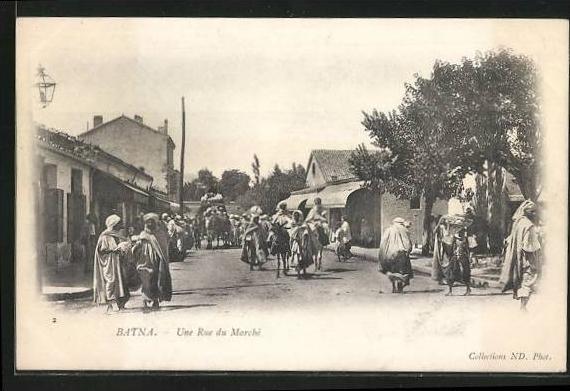 CPA Batna, Une Rue du Marche