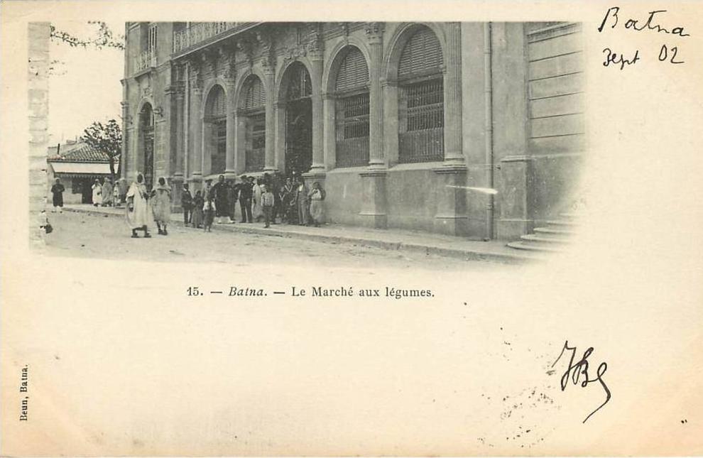 ALGERIE - BATNA - LE MARCHE AUX LEGUMES