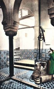 TLEMCEN sidi bou medine intérieur écrite 1964    (2 petits trou d'agraffe   )