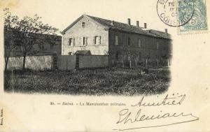 cpa-Algérie-Batna-la manutention militaire