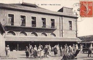 ALGERIE BATNA MARCHE ARABE TRES ANIMEES.CPA BON ETAT