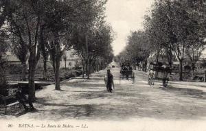 ALGERIE  -  BATNA.  -  La Route de Briskra .