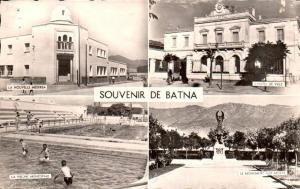 ALGERIE SOUVENIR DE BATNA VUES MULTIPLES CPSM CIRCULEE 1960