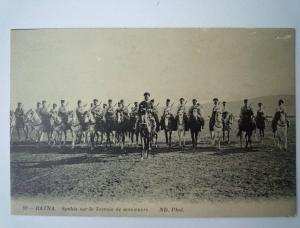 BATNA  (Algérie)    SPAHIS  sur le Terrain de manoeuvre.