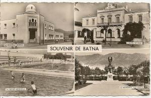 40 - BATNA - LA NOUVELLE MEDERSA - L'HOTEL DE VILLE - LE MONUMENT AUX MORTS - LA PISCINE MUNICIPALE (  Animées ) ALGERIE