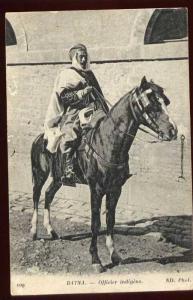 Cpa  d' Algérie  Batna  Officier  indigène  LEM28