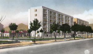 CPSM BATNA. allées Bocca, batiments,