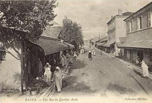 cpa-Algerie-Batna-une rue du quartier Arabe