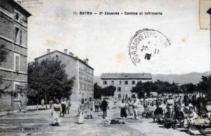 ALGERIE BATNA 3E ZOUAVES CANTINE ET INFIRMERIE