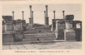 Timgad - Entrée et Portique du Forum