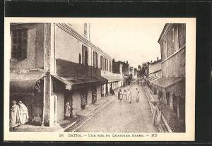 CPA Batna, Une rue u Quartier arabe