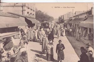 29-Batna-Algerie-Une Rue Arabe-Animés-V.1912 x Tunis-Tunisie.