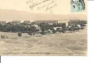BATNA ALGERIE VUE DES CASERNE PRISE DE LA MOSQUEE CPA 1906 BON ETAT