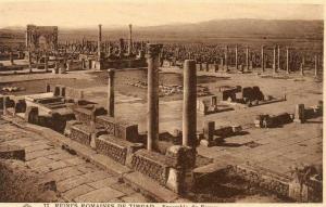Algérie- (Batna) Ruines Romaines de TIMGAD - Ensemble du Forum  * PRIX FIXE