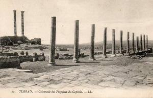 Algérie- (Batna) TIMGAD - Colonnade  des Propylées du Capitole *PRIX FIXE