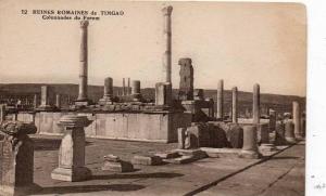 Algérie-(Batna) Ruines Romaines de TIMGAD -Colonnades du Forum *PRIX FIXE