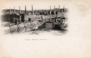 Algérie- (Batna) TIMGAD -Macellum (face Ouest) (Cpa Dos Simple -Editions Geiser Alger n° 21 )*PRIX FIXE