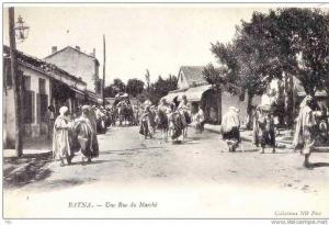 BATNA - une rue du Marché N° 2 ND - Très belle carte Neuve Supoerbe