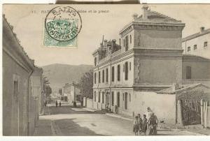 Batna  Algérie - rue de Bône et prison