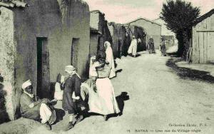 ALGERIE - BATNA - Une rue du village nègre -