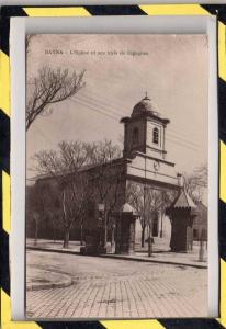 BATNA. - . L EGLISE ET SES NIDS DE CIGOGNE.  EDITION F. ALVADO à BATNA