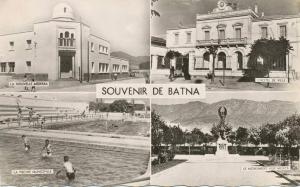 algérie,BATNA,bathenth,ho   tel  de ville,monument aux morts,piscine municipale,la nouvelle médersa,1950