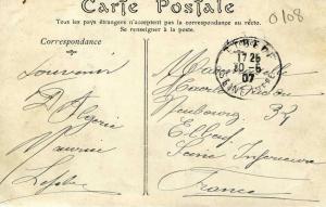 BATNA...UNE RUE DU QUARTIER ARABE........CPA   ANIMEE