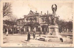BATNA - L(Hôtel de Ville et le Monument du Souvenir