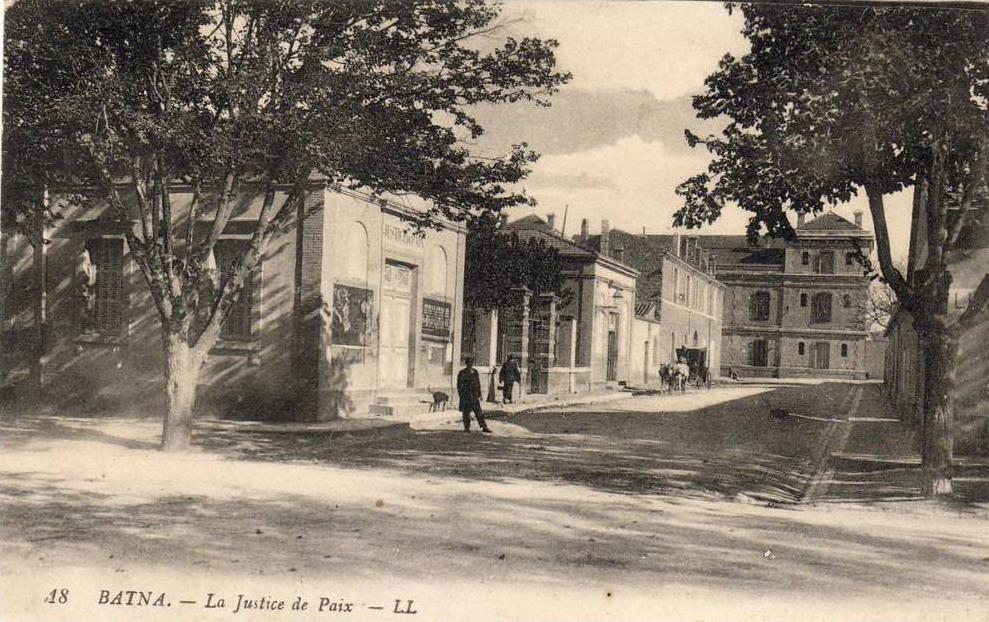 ALGERIE  BATNA  La Justice de Paix