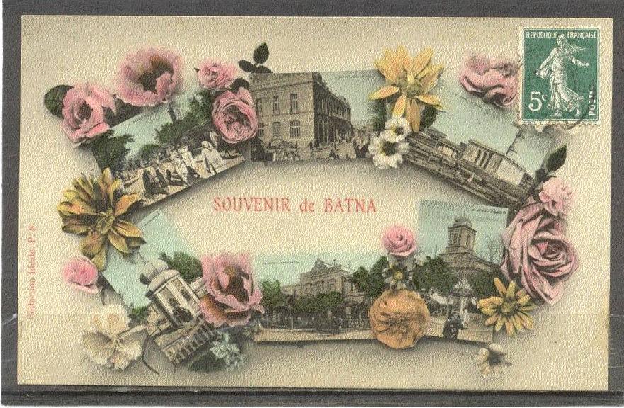 ALGERIE --11/2011--158 -- BATNA -- Un bonjour de ..-- années ´1900 -- Parfait état  -- Prix réduit