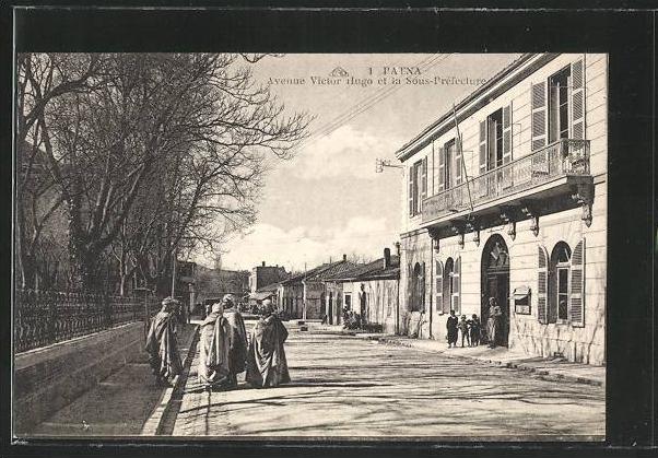 CPA Batna, Avenue Victor Hugo et la Sous-Prefecture