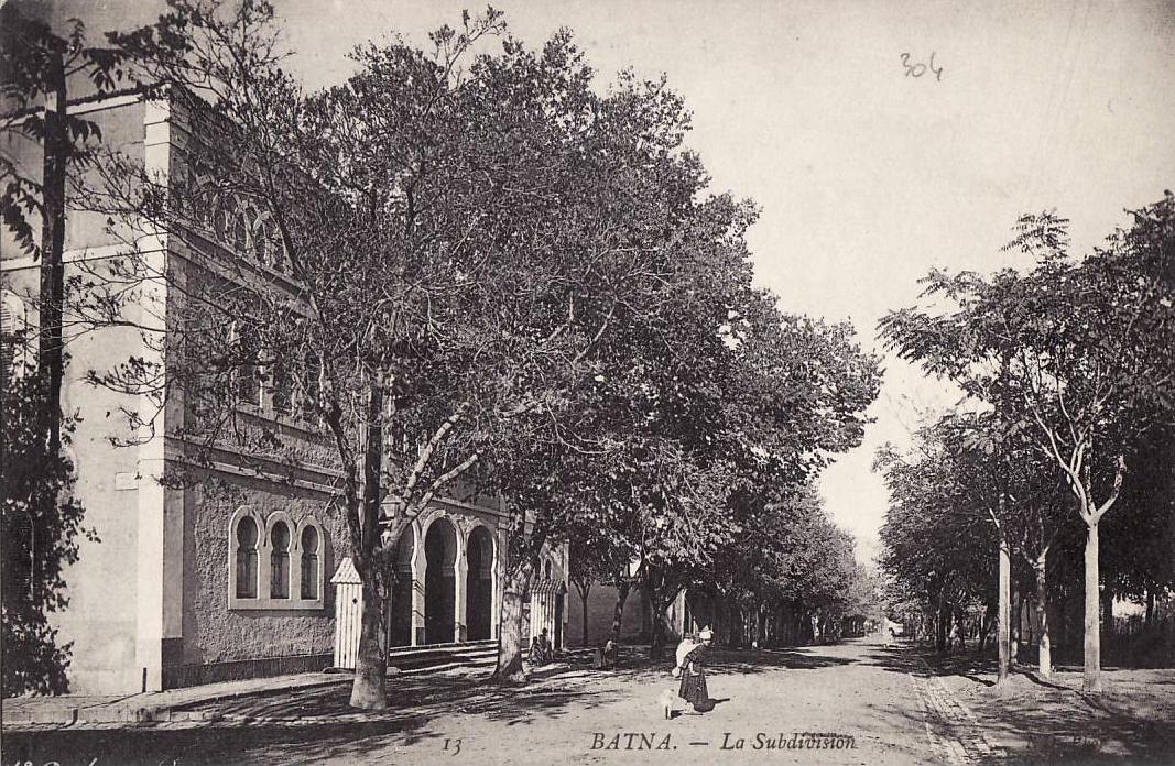 D304# ALGERIE BATNA LA SUBDIVISION CARTE NEUVE