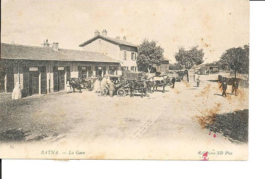 BATNA ALGERIE LA GARE CPA 1905 BON ETAT