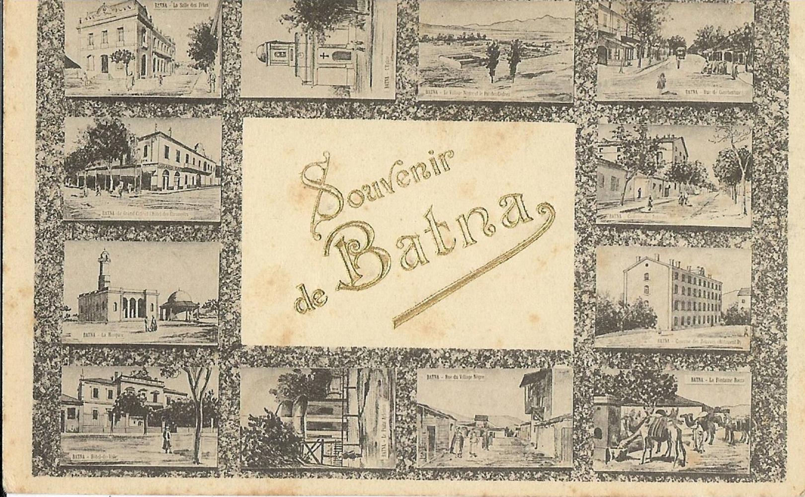 ALGERIE * BATNA - Souvenir de Batna - Multivues ancienne