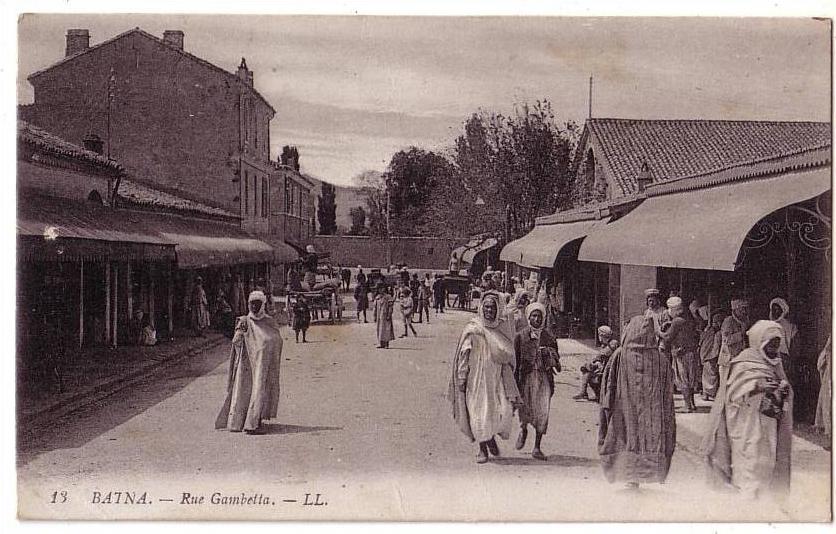 AFRIQUE - ALGÉRIE - BATNA -  Rue Gambetta