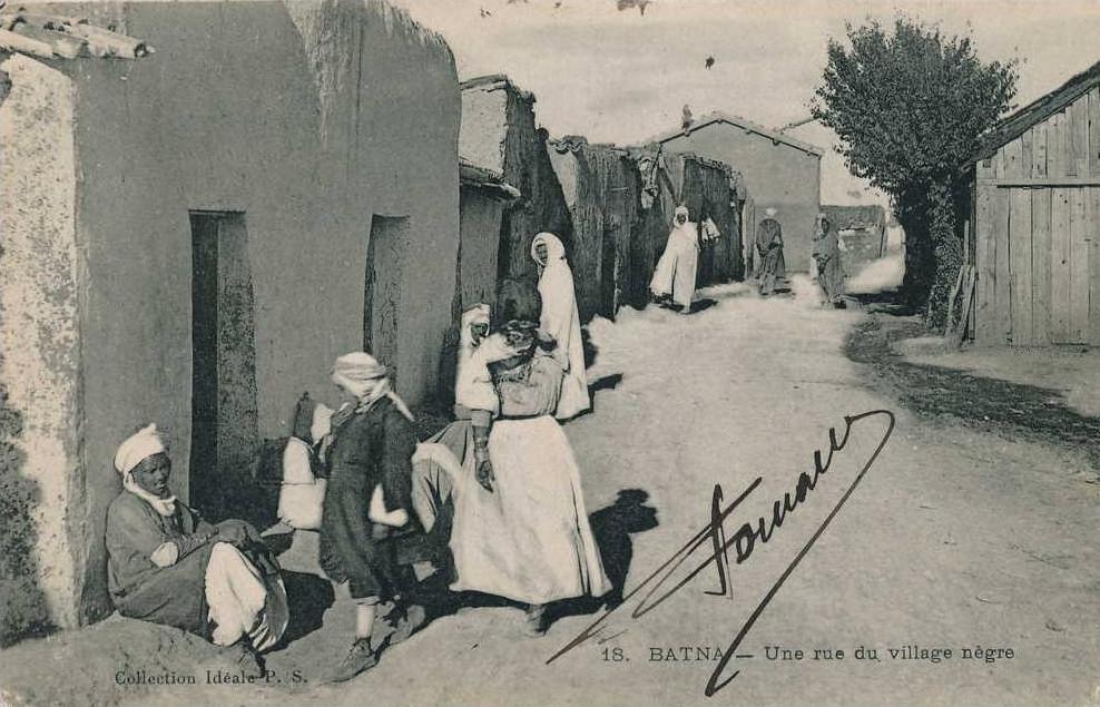 ALGÉRIE - BATNA - Une rue du Village Nègre