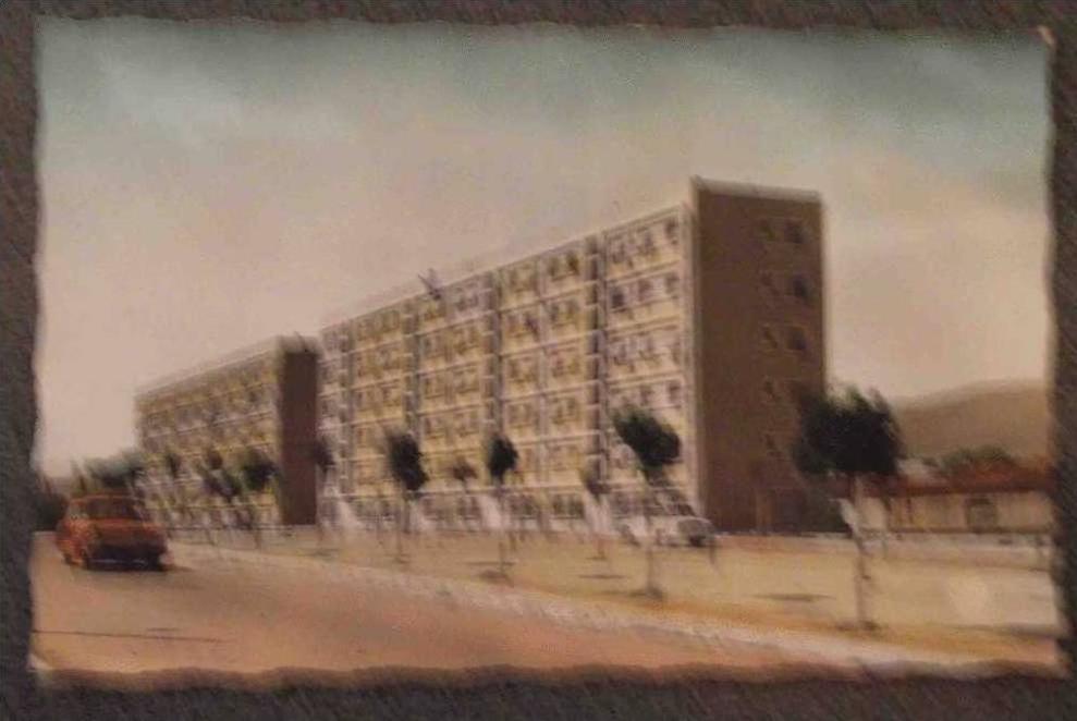 CPSM ALGERIE - BATNA - IMMEUBLES DES ALLES BOCCO - 1961 -