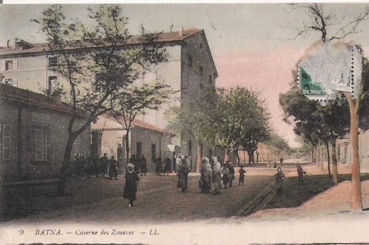 BATNA 9 CASERNE DES ZOUAVES (ANIMATION) 1911