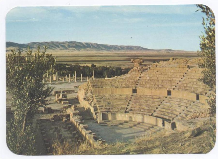 CPA neuf batna l'amphithéatre romain timgad